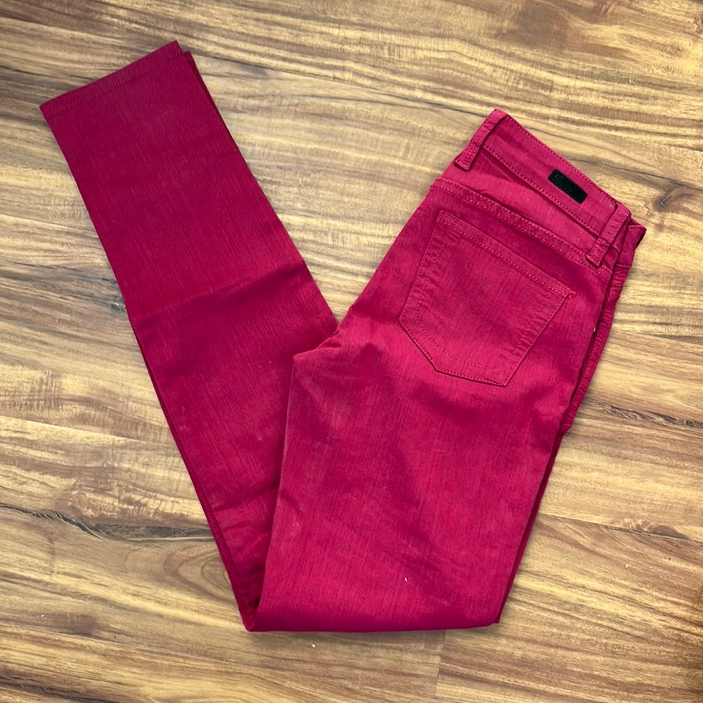 Kut “Diana” skinny pink jeans